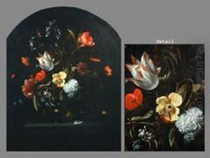 Blumenstilleben In Vase by Pieter Harmensz Verelst