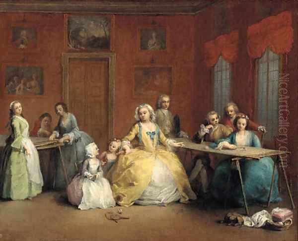 An interior with an elegant company - view 1
