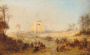 Travelling towards Giza, Egypt