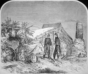 Sketches of Army Life Weighing Out Rations by Edwin Forbes