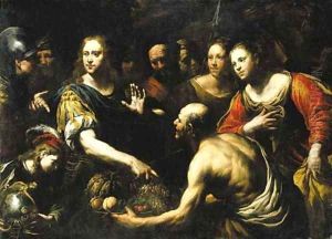 David and Abigail by Orazio De Ferrari