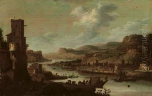 A Mountainous River Landscape