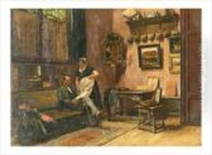 Le Peintre Dans Son Atelier by Pieter Verhaert