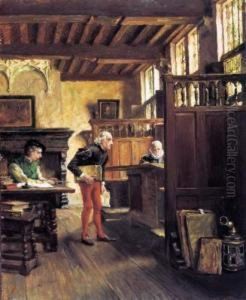 De Kamer Van De Correctoren In De Drukkerij Plantijn Te Antwerpen (1896)