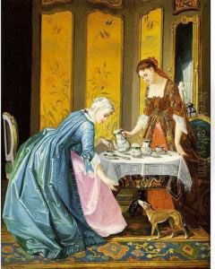 Tea Time by Frans Verhas