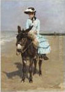 The Donkey Ride by Jan Francios Verhas