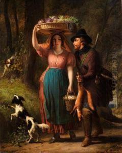 Der Verliebte Jager by Francois Verheyden