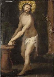 Christ at the Column by Hieronymus II Francken