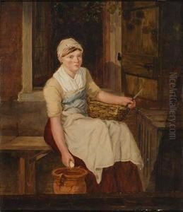 Peeling Potatoes by Jan Hendrik Verheijen