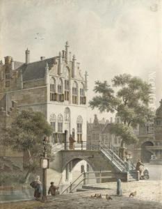 A Capriccio View Of Utrecht by Jan Hendrik Verheijen