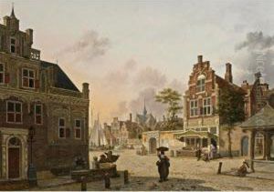 A Summer Day In Haarlem by Jan Hendrik Verheijen