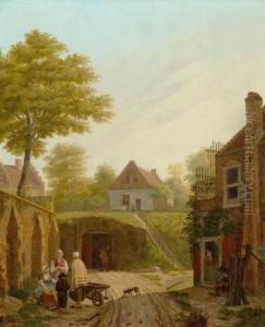 Village With Figures