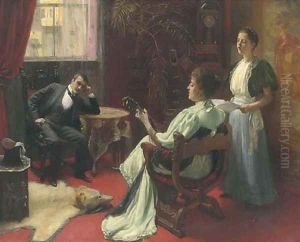 An audience in the parlour