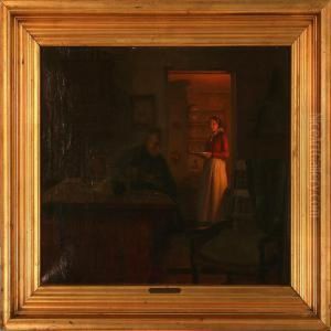 Country Interior by Gustav Vermehren