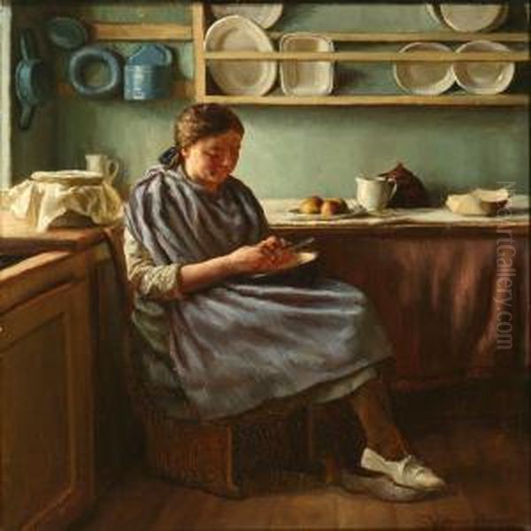 Girl In A Kitchen - view 1