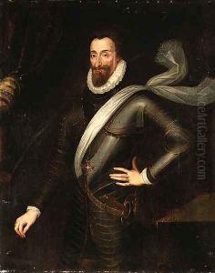 Portrait of King Henry IV by School Of Fontainebleau