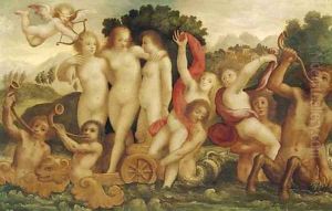 The Triumph of Venus by School Of Fontainebleau