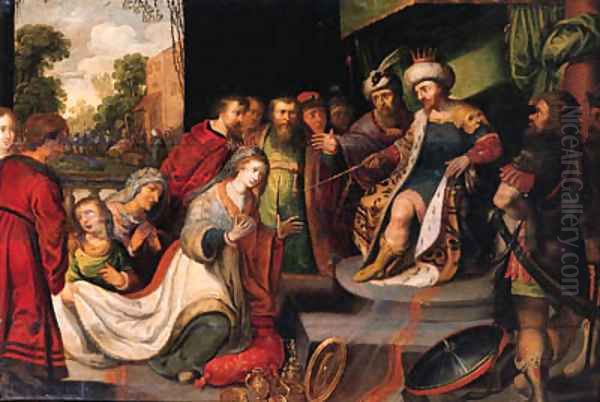 Salomon and the Queen of Sheba - view 1