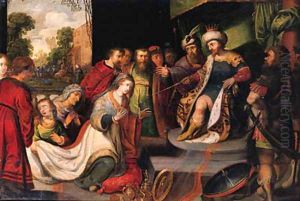 Salomon and the Queen of Sheba by Ambrosius Francken