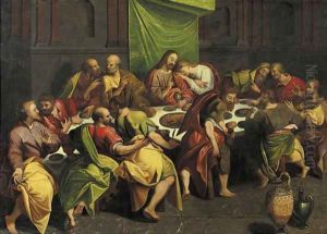 The Last Supper 2 by Frans I Francken