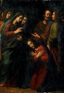 Commiato Di Cristo Dalla Vergine by Giuseppe Vermiglio