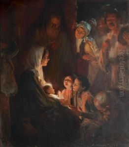 Inchinarea Pastorilor, Cu Motivele Satului Romanesc by Nicolas Vermont