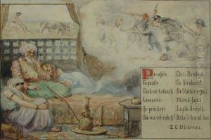 Ilustrathie De Carte Pentru Poezia Lui I. C. Vacarescu