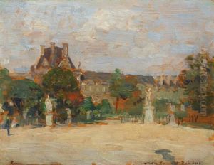 Entrance In Louvre by Nicolas Vermont