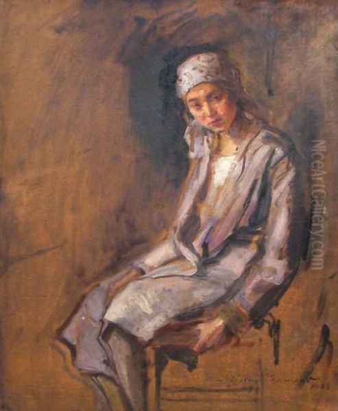Woman Sitting - view 1