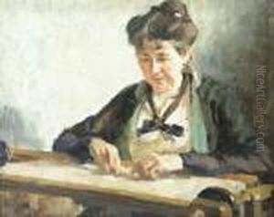 Working At The Loom