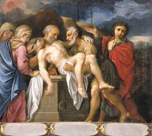 The Entombment by Ferrau Fenzoni