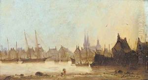 A Normandy harbour