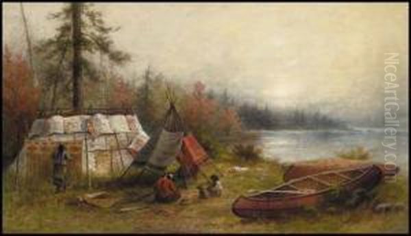 Indian Encampment - view 1