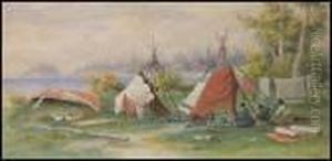 Indian Encampment, North Shore, Lake Huron