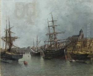 A View Of The Treport Seine Inferieure