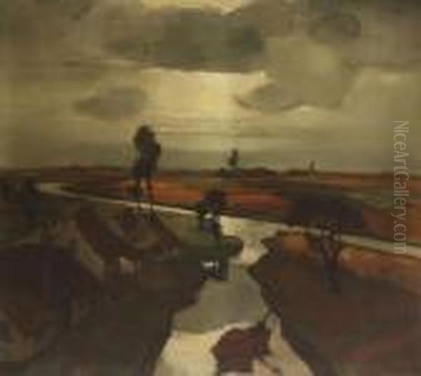 De River Nete With Lier In The Background - view 1