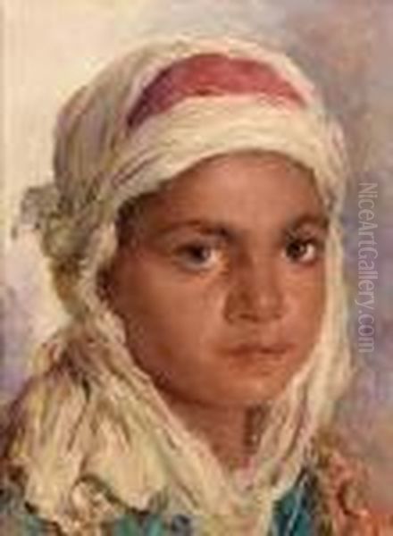 The White Turban; The Pink Turban, A Pair - view 1
