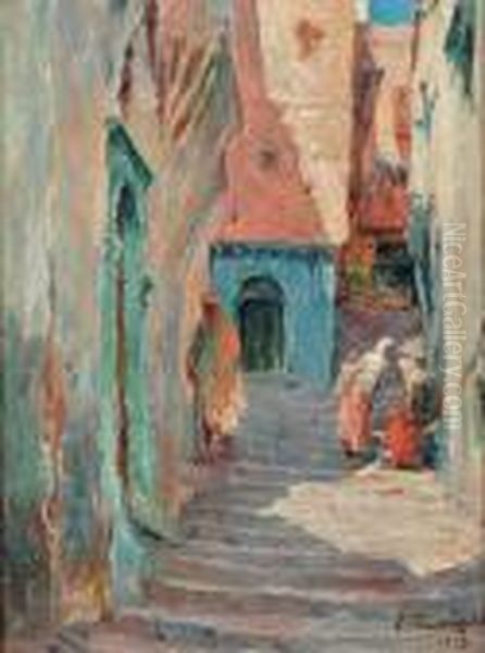 Rue Animee Dans Casbah D' Alger - view 1