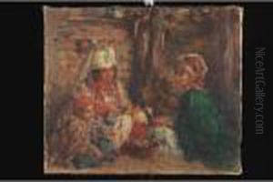 Famille Berbere by Edouard Verschaffelt