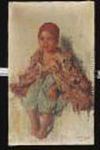 Enfant Berbere by Edouard Verschaffelt