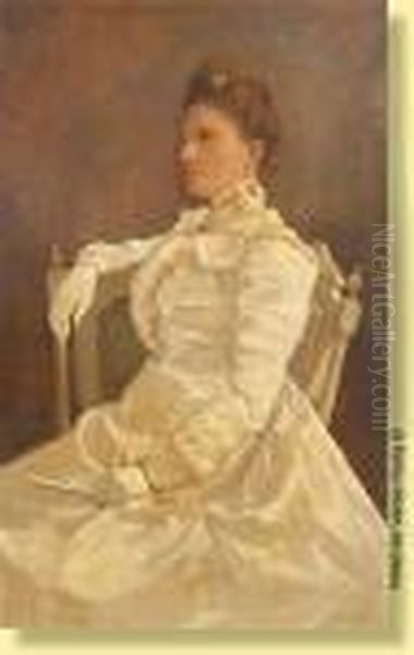 Portrait D'elegante En Tenue Printaniere - view 1