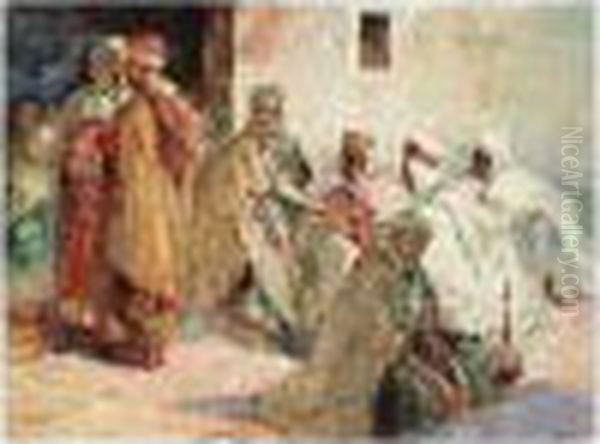 Seated Arabs - view 1