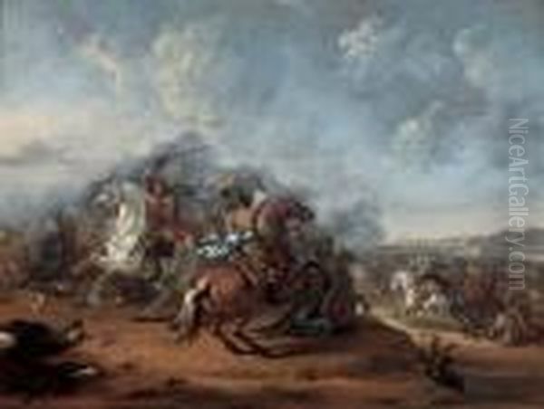 A Cavalry Skirmish - view 1