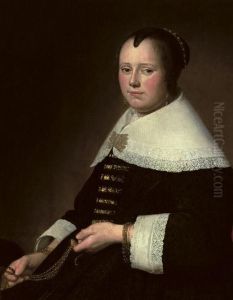 Portrait Of A Lady by Johannes Cornelisz. Verspronck