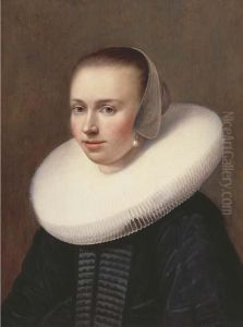 Portrait Of A Young Lady by Johannes Cornelisz. Verspronck