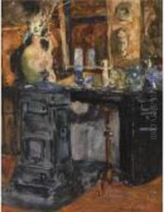 In The Artist's Studio by Floris Verster