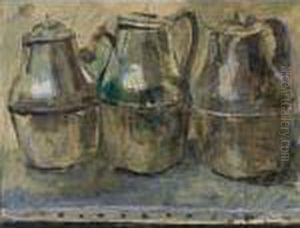 Three Tin Jugs
