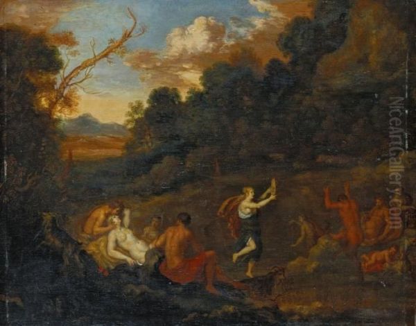 Landschaft Mit Nymphen, Satyr Und Bacchus - view 1