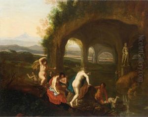 Diana And Her Nymphs Bathing