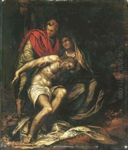 The Lamentation by Orazio Farinati
